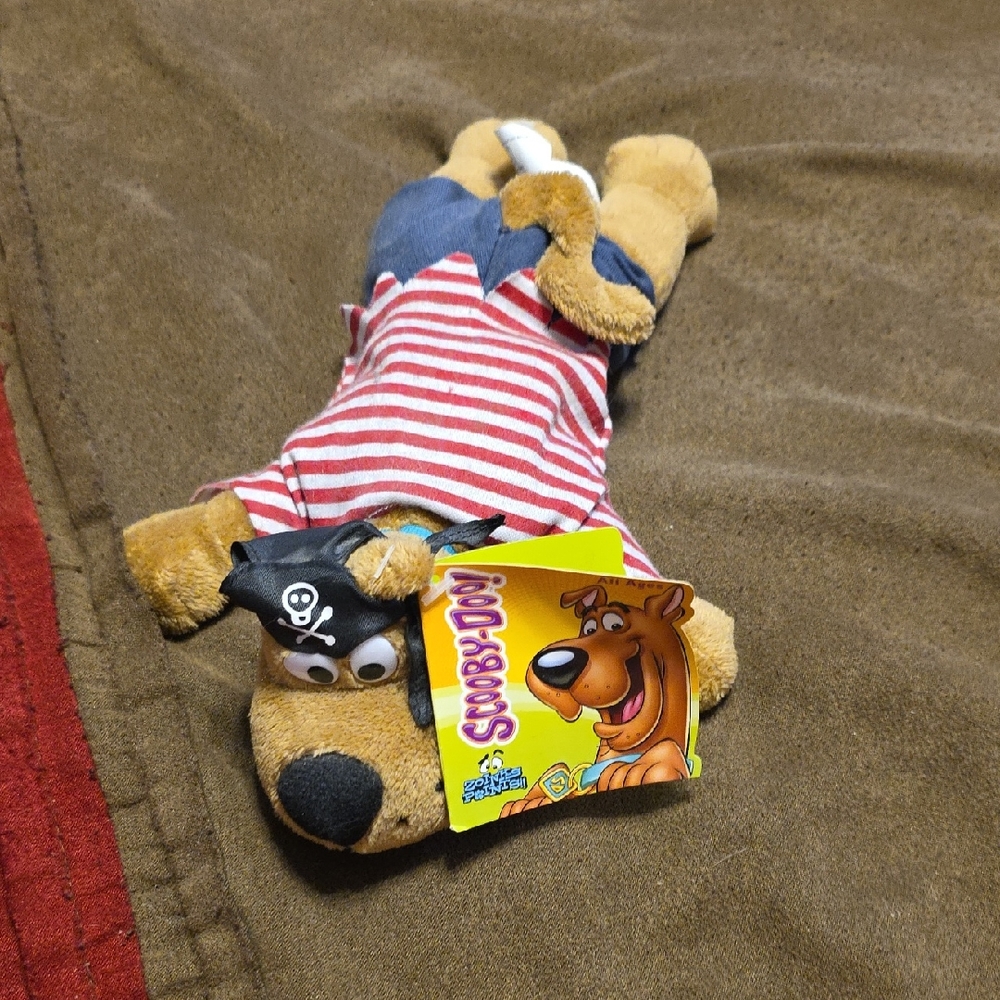 Pirate Dog Toy - Red and Brown